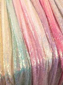 1 tấm vải sequin lấp lánh 3mm, váy cưới tự làm, váy dạ hội, thêu, trang trí phông nền sequin - Nhiều màu - Xem 4