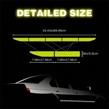 5pcs/Set Car Reflectors Reflector Stickers - 5Pcs - View 5