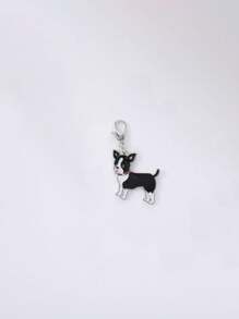 1pc Metal Mini Dachshunds Bulldogs Dog Charm For Jewelry Cute Animal Couple Lovely Keychain Car Keyring Bag Headphone Pendant Bracelet Necklace Char - Multicolor - View 21