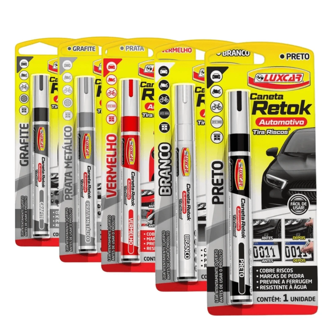 Luxcar Metallic Silver Scratch Remover Pen - Bạc - Xem 1