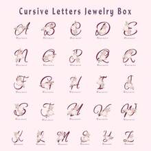 Hộp đựng trang sức du lịch có chữ cái đầu được cá nhân hóa, Hộp đựng trang sức nhỏ làm quà tặng phù dâu, Quà tặng Ngày của Mẹ/Sinh nhật cho Mẹ/Bạn bè/Chị gái - Nhiều màu - Xem 8