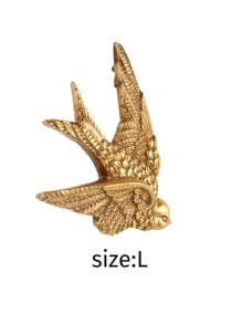 1pc ABS Wall Hanging, Bird Design Hanging Decoration For Home,Home Decor ,Room Decor,Wall Decor Gifts Birthday Graduation - Gold - View 15