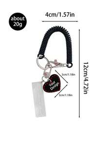 1 móc khóa hình Graffiti Acrylic dễ thương, có in hình và chữ, quà tặng cho thú cưng, bạn bè, cha mẹ, cặp đôi. - Nhiều màu - Xem 8