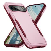 Rugged PC Protective Case Compatible With  PIXEL 9 Pro/Pixel 9/Pixel 8/Pixel 7A, Military-Grade Shock-Proof - Pink - View 12
