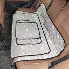1pc Oxford Cloth Printed Waterproof Pet Sofa Cover Mat, Suitable For Indoor Sofa, Outdoor Traveling, Car Seat And Kennel Use