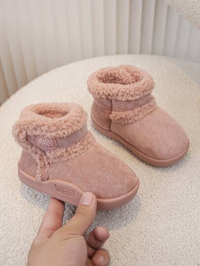 New Warm Snow Boots, Thick Bottom Short Tube, Thickened Winter Boots, Fashion, Comfortable, Cute, Durable, Anti-Slip, Stable, Classic Baby Short Boots, Super Soft