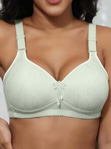 5 件装 女士无钢圈印花聚拢可调节文胸 - 彩色 - 查看 6