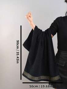 QIBHI 1/2/3 piezas Toalla de baño o sábana de baño con hilos dorados de jacquard, muy absorbente y suave, adecuada para el hogar, parejas, baño/playa, disponible en varios tamaños para salón de belleza, baño del hogar