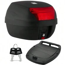 Motorcycle Rear Top Box 28 Liters Smart Box 2 Red Lens Pro Tork - BP-03 - 黑色 - 查看 1