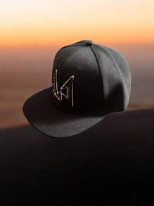 1 gorra ct invertido bordado plana corridos tumbaddo nata - Negro - Ver 3