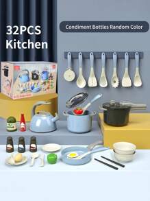 1set Children's Pretend Play Electric Rice Cooker Kitchen Toys, Random Color Accessories - Multicolor - View 10