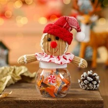 1pc Christmas Candy Box Decoration, Merry Christmas - Multicolor - View 9