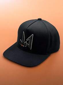 1 gorra ct invertido bordado plana corridos tumbaddo nata - Negro - Ver 1
