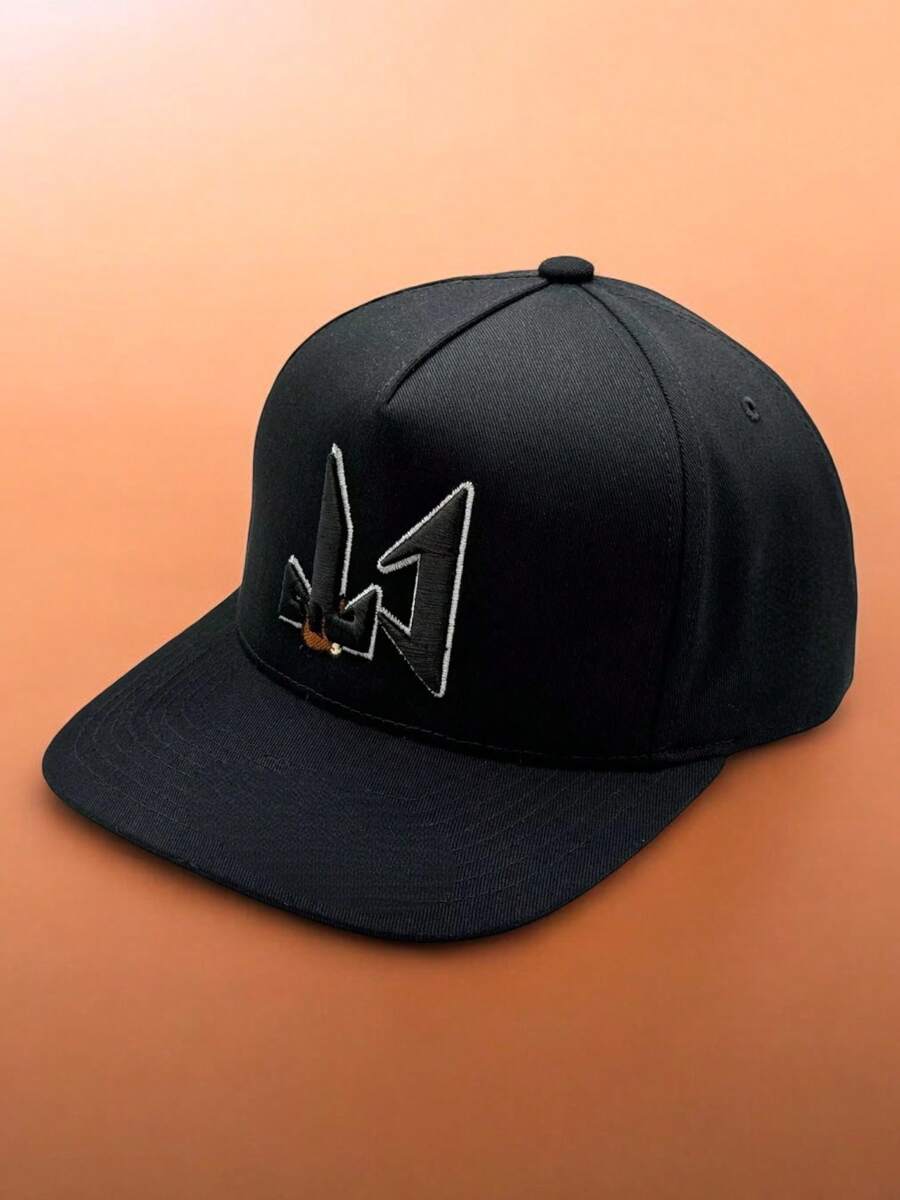1 gorra ct invertido bordado plana corridos tumbaddo nata - Negro - Ver 1