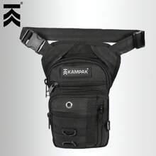 Piernera Táctica Kampak ONP13 Amplia Multicompartimentos - Negro - Ver 2