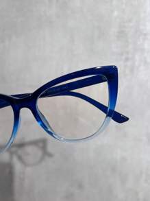 1pc/2pcs/3pcs/5pcs Unisex Light & Anti-Fatigue Clear Lens Fashion Cat Eye Leopard Print Glasses, Suitable For Daily Use For Computer, TV, Gaming, Mobile Phone