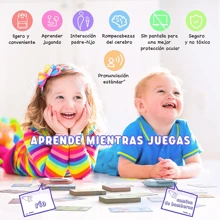 Toys Learning Cards Reading Spanish 224 Words - 粉色 - 查看 6