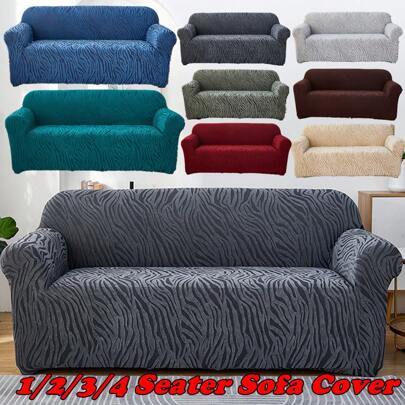 1 Stück 1/2/3/4 Sitzer einfarbige Wellen rutschfeste elastische Sofabezug Ganzjahresbezug abnehmbar Sofabezug Haushaltsdekorationen - 1 Sitzer: Geeignet für Sofas 90-125cm lang / 2 Sitzer: Geeignet für Sofas 145-170cm lang / 3 Sitzer: Geeignet für Sofas 190-210cm lang / 4 Sitzer: Geeignet für Sofas 235-280cm lang
