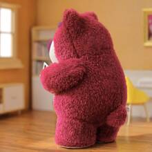 Miniso Disney Pixar Lotso Strawberry Bear Doll,Secret Project Themed Cartoon Figure,Brithday Gift - Coral Pink - View 4