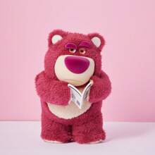 Miniso Disney Pixar Lotso Strawberry Bear Doll,Secret Project Themed Cartoon Figure,Brithday Gift - Coral Pink - View 2