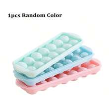 New Ice Grid Ice Box, Homemade Ice Block Mold Quick Freezer, Refrigerator Box, Ice Ball Plastic Spherical Heart Shaped Kitchen Ice Box - Multicolor - View 7