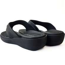 Piccadilly Anabela Flip-Flops With Anatomical Plantar Comfort - 黑色 - 查看 4