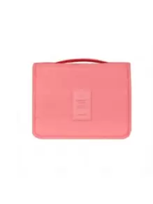 Necessaire Bolsa masculino feminina de Viagem Organizador de Objetos de Higiene Pessoal Com Divisória 002 - Azul - Visão 4