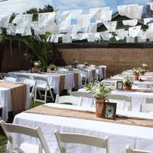 18pcs White Shredded Paper Banner - White Mexican Banners For Parties And Weddings - Mexican Themed Party Decorations - Mexican For Decorations,Christmas - White - View 3