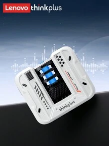 Lenovo Lenovo LP49 Bluetooth Earphones, Half-In-Ear Gaming & Music Dual Mode, 5.4 Smart Noise Cancellation, Long Lasting Battery, Ultra Cool Tech Design, Comfortable Fit For Smartphones & Laptops, Applicable For Huawei, Xiaomi