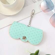 1 pieza Estuche portátil para gafas de sol, bolsa para gafas de verano con cordón - Multicolor - Ver 17