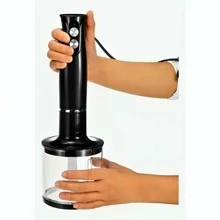 Electric Vertical Mixer 110v Turbo 4 In 1 Grinder Processor Blender Food Crusher Meat Garlic - màu đen - Xem 6