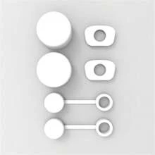 Bộ 6/12 nắp ống hút chống tràn, tương thích với cốc 40oz/30oz, bao gồm nắp ống hút, nút chặn rò rỉ và phụ kiện nút chặn tràn - 2.0 màu trắng trong suốt - Xem 12