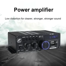 AK380 800W Bộ Khuếch Đại Bluetooth Âm Thanh HiFi Karaoke 2 Rạp Hát Tại Nhà Bộ Khuếch Đại Công Suất Loại D Bộ Khuếch Đại USB SD Aux đầu Vào - màu đen - Xem 2