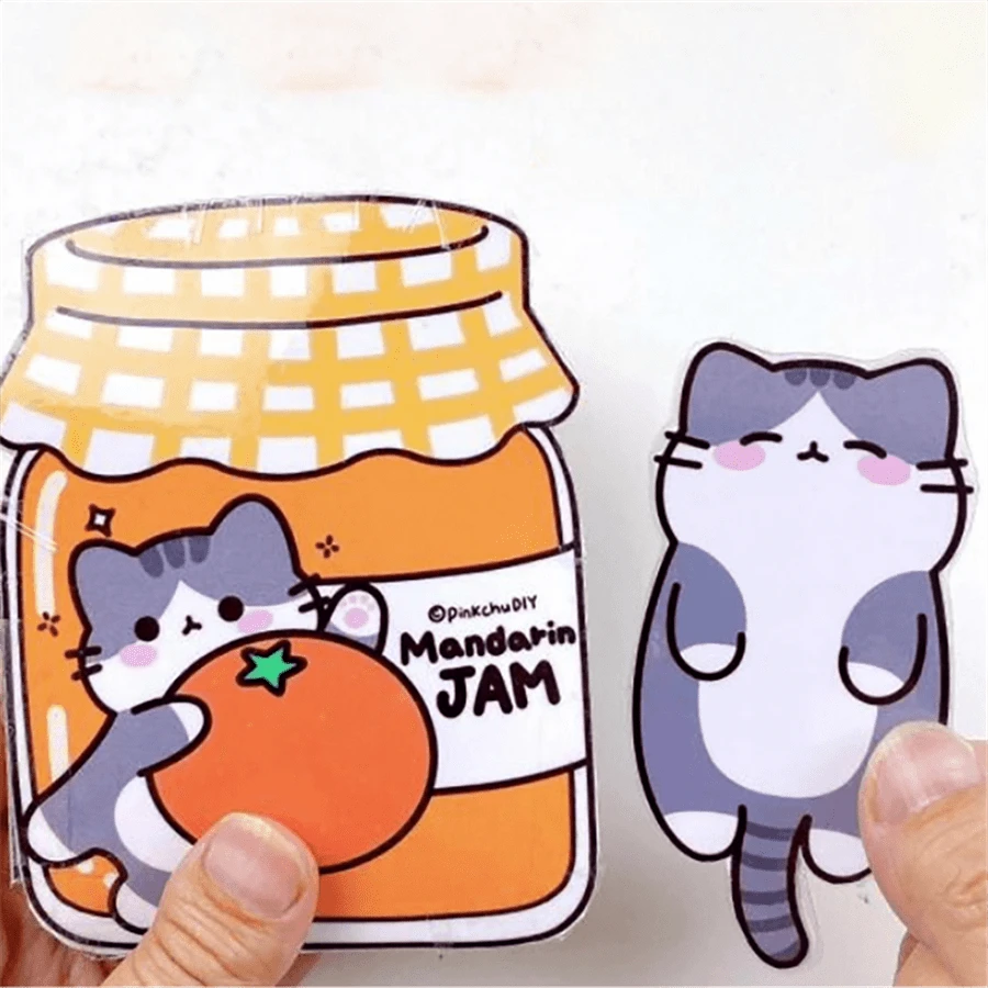 Blueberry Cat, Strawberry Cat, Orange Cat Paper Doll Craft Quiet Book