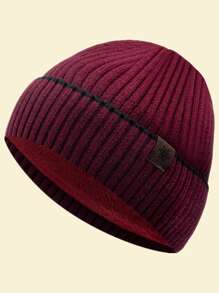 JZML 1 buc. Căptușeală termică din tricot pentru bărbați cu model fulgi de nea
