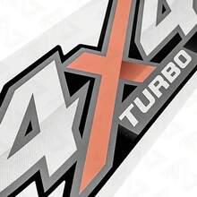 Pair Of Side Stickers 4x4 Turbo Hilux 2016 To 2020 Truck Emblem - Một cỡ - Xem 4