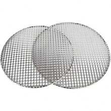 ZhdnBhnos LINSIE Barbecue Grate 16 Inch Thickened Stainless Steel Charcoal Grate 40.5 Cm Diameter Round Grill Grate The Best Gift/Present For Family&Friends Happy Christmas - Silver - View 4