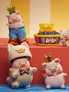 Cute Blind Box In Bloom Collection Celebration Series, Random Collection Of 1pc Blind Bag, Perfect For Birthday Party Decorations And Car/Desk Display - A Blind Box Will Be Sent Randomly - View 4