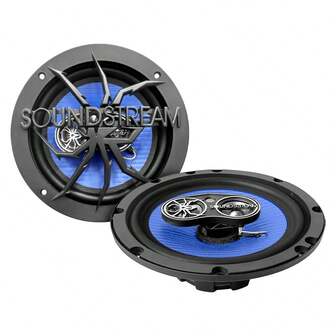 STEELPRO Bocinas Para Auto 6.5 Pp Fibra De Carbono 4 Vías Soundstream