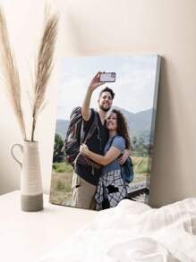 1pc Framed Personalized Custom Canvas Prints, Photo On Canvas Transform Your Photos Into Stunning Framed Wall Art, Digitally Printed Photo To Canvas Ideal For Home Decor Gifts Keepsakes, Valentine Day, Valentine Day Decor High-Quality,Stylish Custom,Personalized,Unique Ideal Gifts For Her Boyfriend,Girlfriend For Valentine's Day,For Anniversaries,For Weddings Living Room,Home Birthday Graduation,Home Refresh,Christmas Gift Supplies - Multicolor - View 8