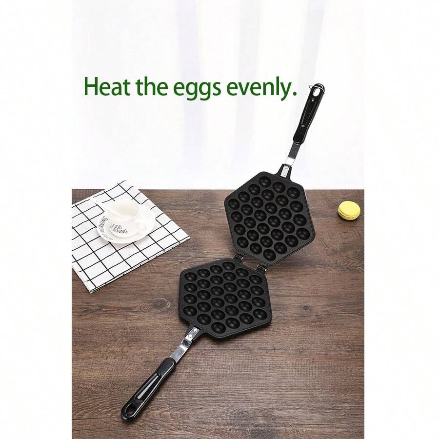 Smiling Egg Waffle Baking Tray, Chicken Cake Commercial Flow Bursting