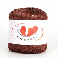 50 克闪亮亮片混纺纱线，适用于手工艺品、特种纱线绞纱 - 多色 - 查看 13