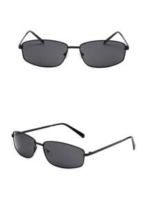 1 副女士 Y2K 风格别致金属框架优雅简约时尚眼镜，百搭海滩配饰，时尚装饰 - 彩色 - 查看 7