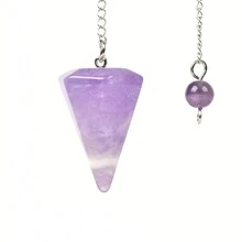 1pc Healing Crystal Pendulum For Divination Opal Pendulums Natural Gem Stone Reiki Crystal Pendant Pendulos - Hypnotic Pendant - View 3