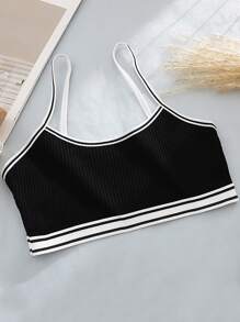 3pcs/Set Tween Girls Wireless Training Bras Soft Sports Bras For 8-12 Years