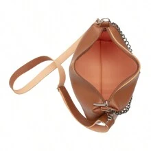 Women's Small Crossbody Bag 2 In 1 Bag Or Toiletry Bag - Camel - View 5