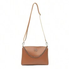 Women's Small Crossbody Bag 2 In 1 Bag Or Toiletry Bag - Camel - View 4