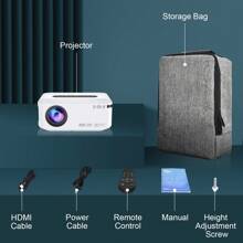 XGODY 4K Projector HD Android 5G WiFi Bluetooth Autofocus Beamer Home Theater USB - White - View 11