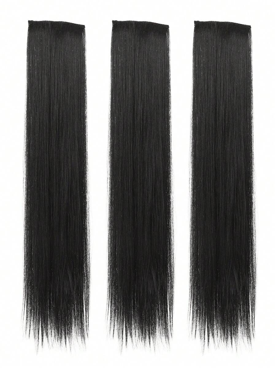 3pcs/Pack Synthetic Hair Extensions Set 16 Inch 20 Inch 24 Inch Full