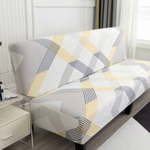 Armless Sofa Bed Couch Cover Folding Futon Stretch Elastic Slipcover Spandex Floral Protector For Living Room Home Decoration - # 5 - View 7